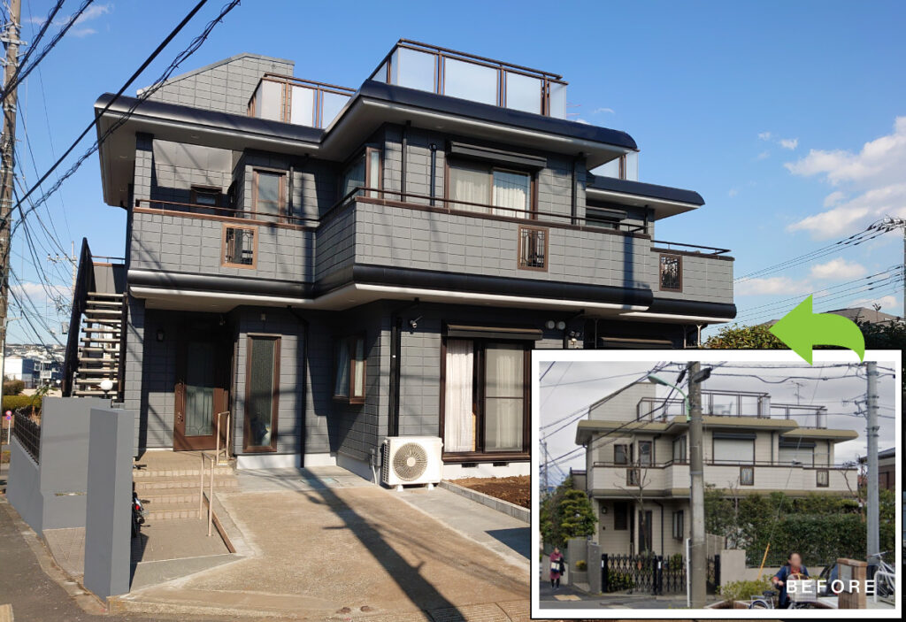 町田市の住宅塗装施工事例